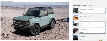 2021 Ford Bronco, assorted options added